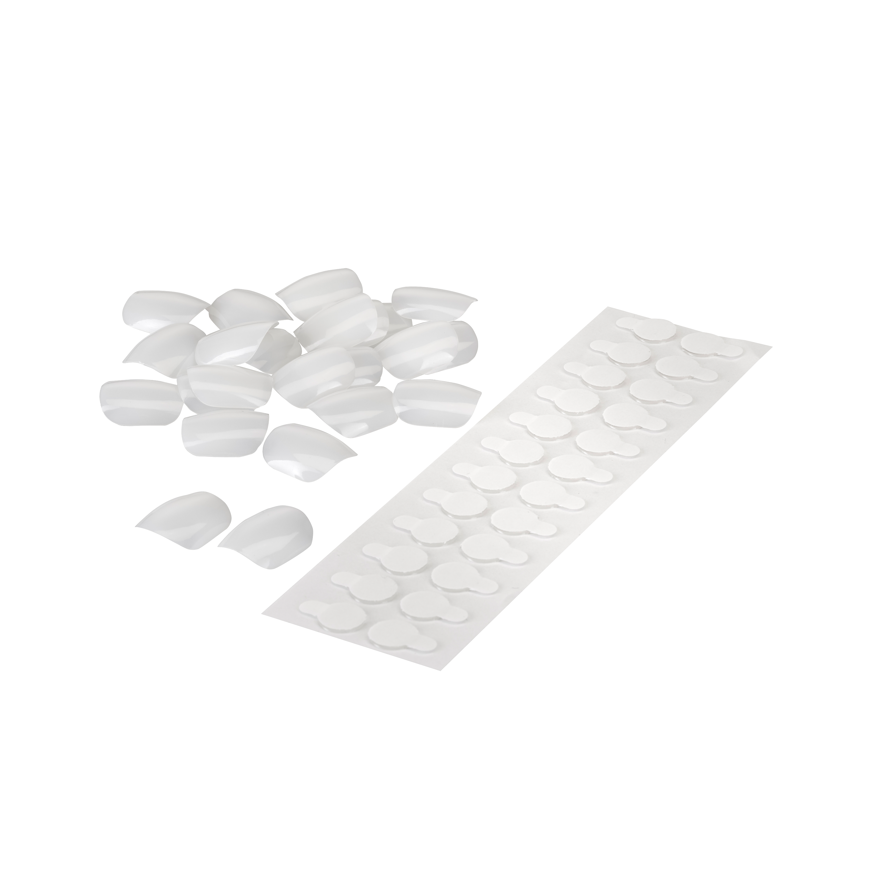 24 Kunstnägel und Klebepunkte