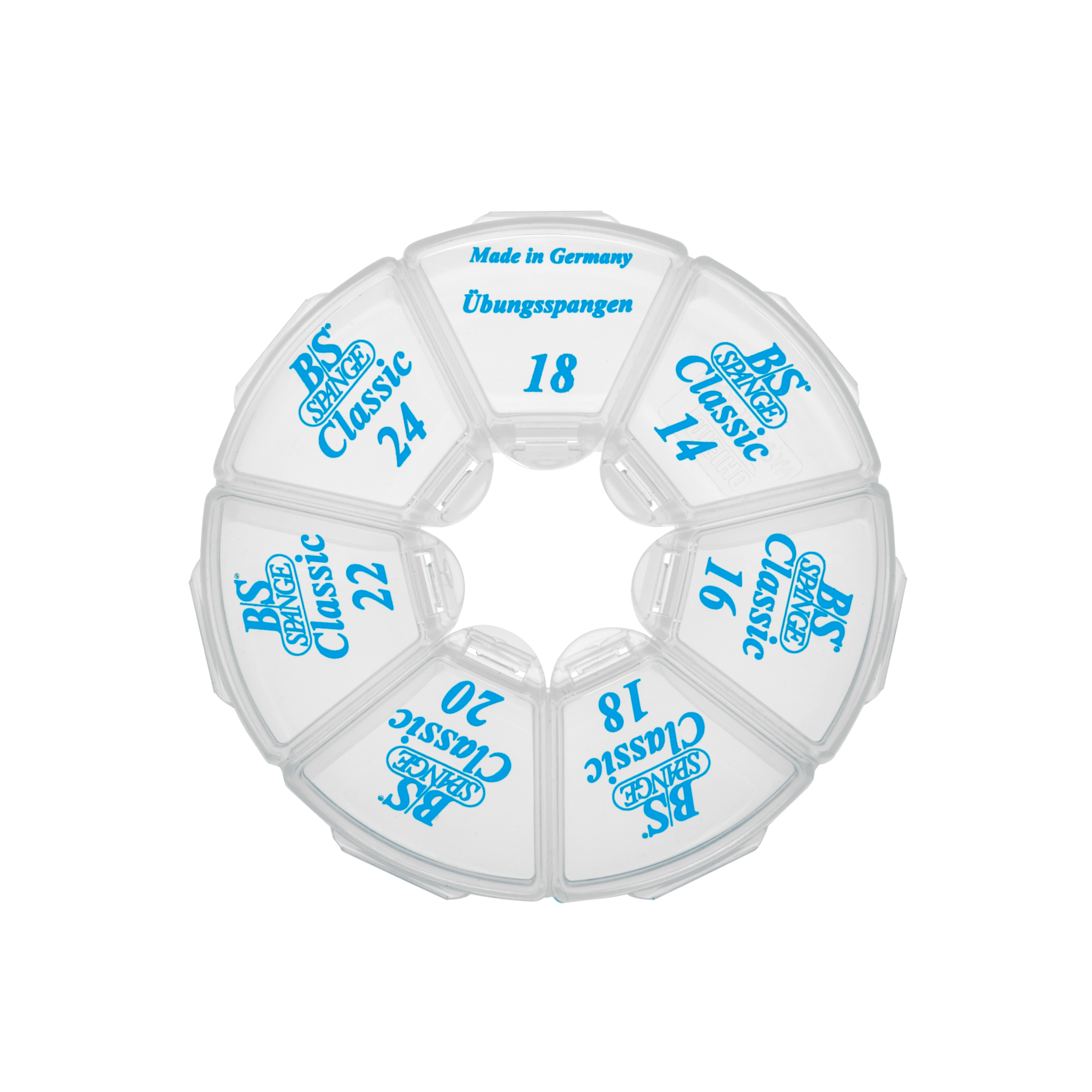 Spangenbehälter Rondell (leer)