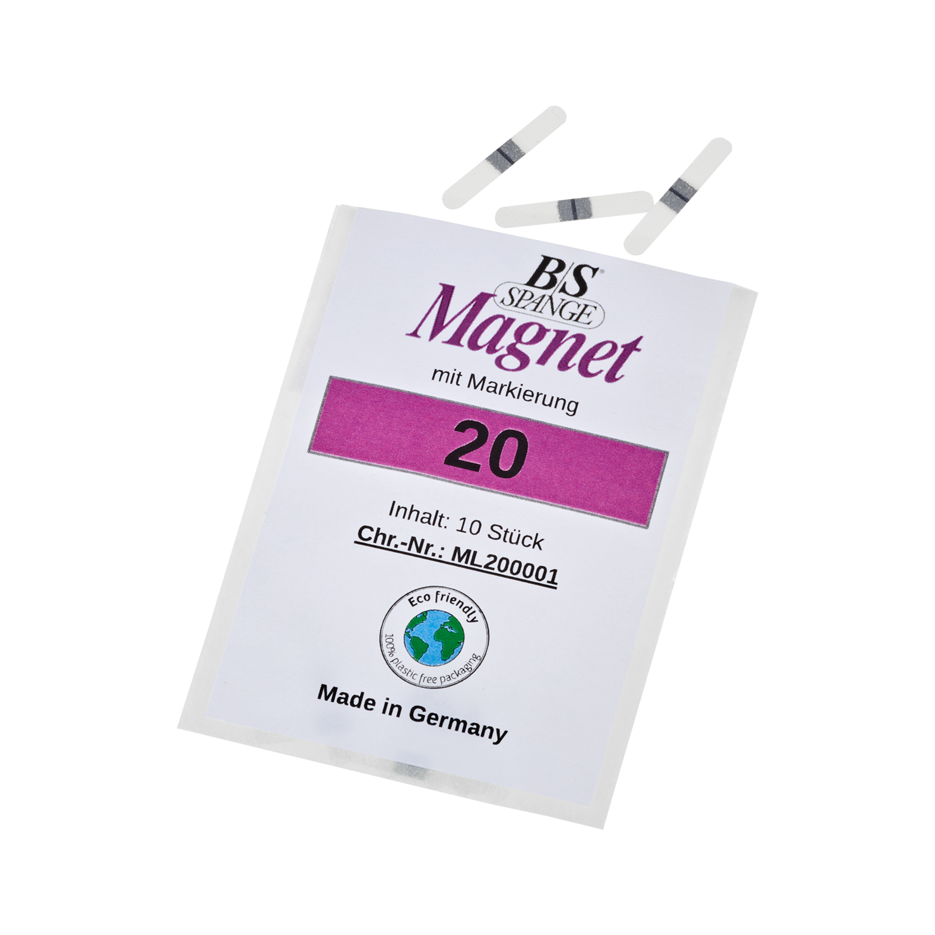 Magnet Spangen -  Einzelgrößen