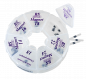 Preview: Rondell Magnet mit allen Größen 14 bis 24 je 10 Stück der Nagelspange gegen eingewachsener Zehennagel zum Kleben für Fußpflege, Kosmetik und Podologie